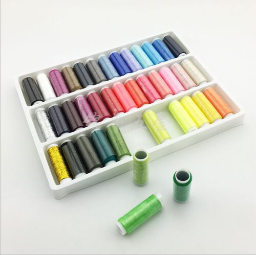 diy39色家用盒装手工缝纫机线