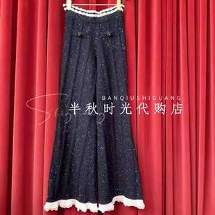 Le Fame拉飞姆 专柜正品2025秋季新款LF25Q51ZP179毛织裤子1995