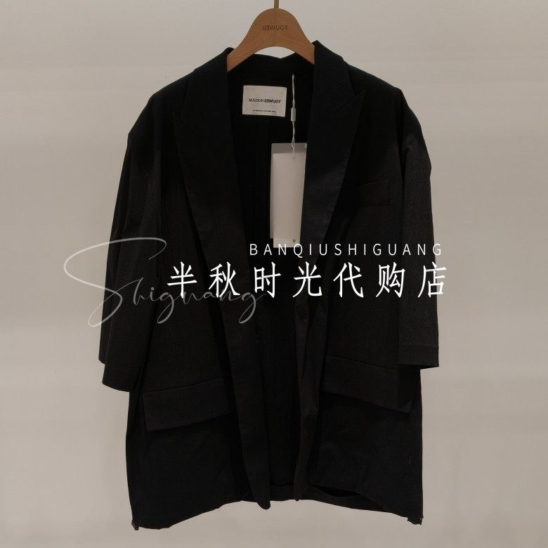 YOUWEI有尾2026年夏款强缩肌理短袖西装外套Y1826203-2599