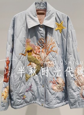 清货（小魔女）UY25472A134181-4599 UOOYAA乌丫25冬印花两穿棉服