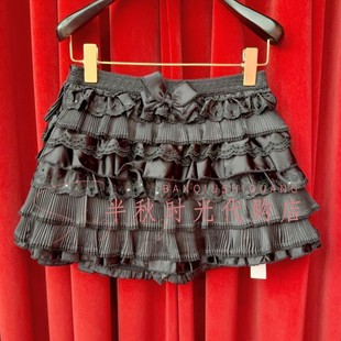 (小魔女)FF25D11SS102原1995Lfam拉飞姆25冬绣花层叠半身裙