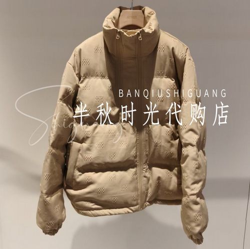 (小魔女)XRV7G33B原2380AIV艾双皇冠专柜正品25冬字母印花羽绒服