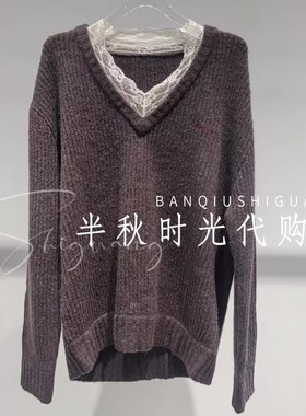 （小魔女）UY25442M353132-2199 UOYA乌丫专柜正品25冬套头毛衫