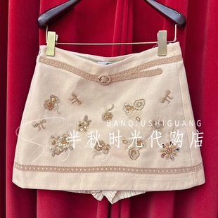 (小魔女) LF25D02SS188原1995Lefame拉飞姆25冬绣花半身裙