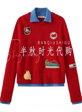 （小魔女）2530M33517-1799FORE福**蝶正品2025年冬套头衫