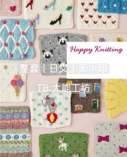 Knitting花片毛衣包包图解 伊吹広子Happy 棒针编织 449 日文