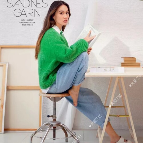 【英文】SANDNES GARN 2202 毛衣裙子编织文字图解 有水印 173
