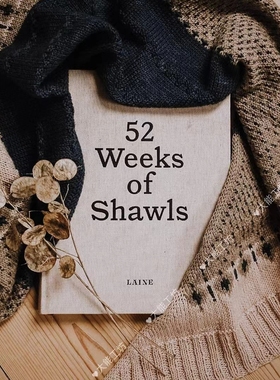【英文】棒针编织 52 Weeks of Shawls 电子图文解 有氺印 180