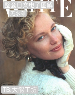 【日文】棒针编织图解 户川利惠子 秋冬毛衣阿兰花样电子教程 288