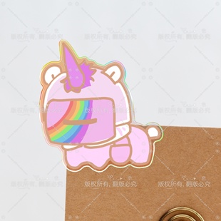 江豚寄售彩六动物园镭射亚克力小夹子R6s彩虹六号干员同人周边