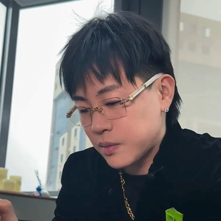 胡彦斌同款无框近视眼镜男网上专业配镜商务百搭高级感痞帅防蓝光