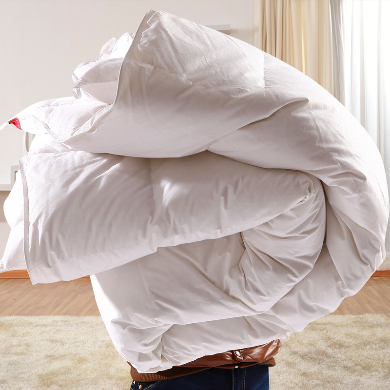 祝源 羽绒被白鹅绒鸭绒被被子被芯  冬被加厚羽绒被