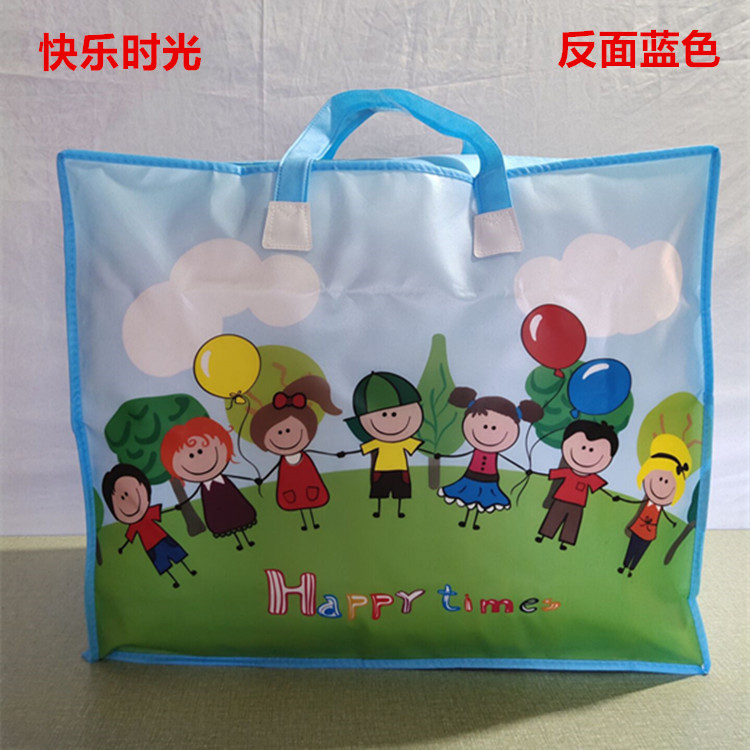 收纳袋无纺布卡通幼儿园防潮包装图片