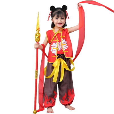 六一儿童演出服哪咤同款服装