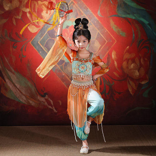 儿童敦煌古典飞天乐鼓套装
