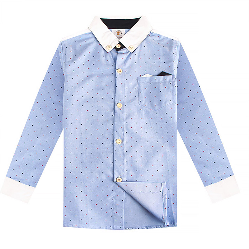 Chemise garcon à manche longue - Ref 2082454 Image 5