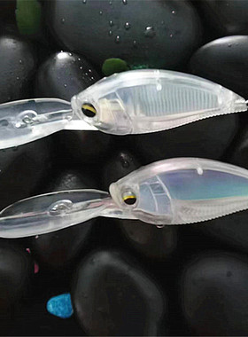 多渔趣20g/11.7cm长舌板深潜3D内镭射摇滚路亚饵空白毛坯海钓鱼饵