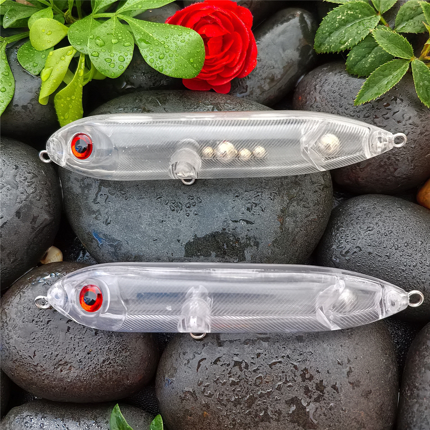 浮水水面之字狗铅笔路亚饵本体