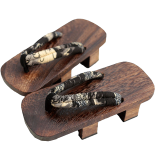 分左右二齿木屐鞋男日本日式cos木拖鞋厚底人字拖和风夏季