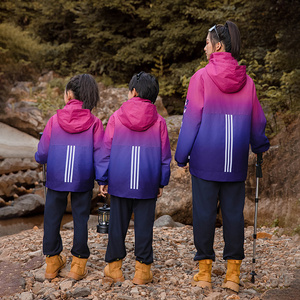 澜洋贝贝冬季加绒冲锋衣班服儿童三合一校服套装幼儿园园服F2506