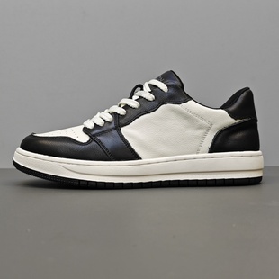 外贸出口原单特价真皮小白鞋韩版潮流头层牛透气休闲板鞋男时尚