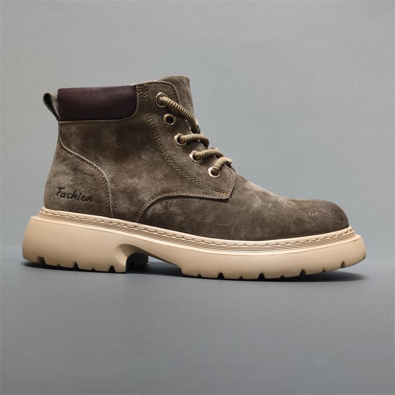 捡漏商场撤柜英伦真皮马丁靴