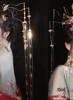蜀梦阁汉服发冠古风头饰秀禾新娘