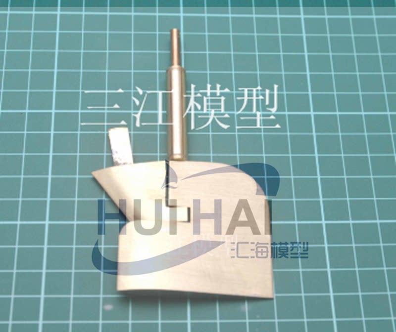 100现代级勇敢驱逐舰铜制船模
