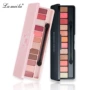 Rung siêu lửa 12 màu Eyeshadow Disc Pearlescent Matte Rose Maple Red Brown Nàng tiên cá Jitao Hoa Trang điểm cho người mới bắt đầu - Bóng mắt phấn nhũ mắt