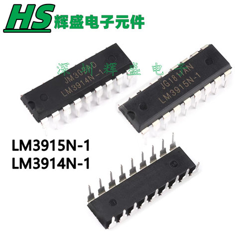 LM3915N-1 LM3914N-1 直插DIP-18 LED条形图显示驱动器芯片 全新