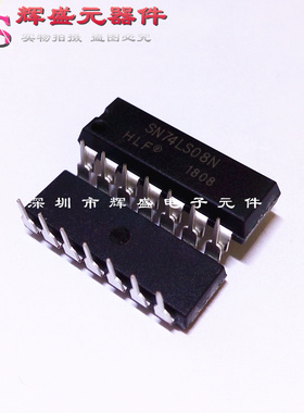 SN74LS08N HD74LS08P DIP-14 四路2 输入正与门 74LS08