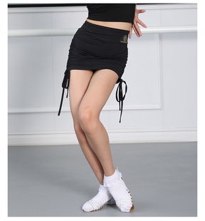 dancebaby儿童拉丁舞裙专业练习表演舞蹈裤 半身裙DAS200 少儿新款