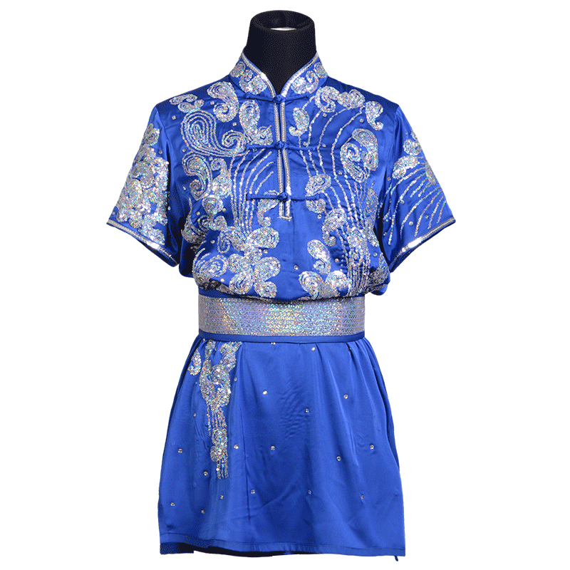 言一男女同款2023亮片武术服定制