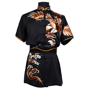 言一绣鹰彩服武术服武术服