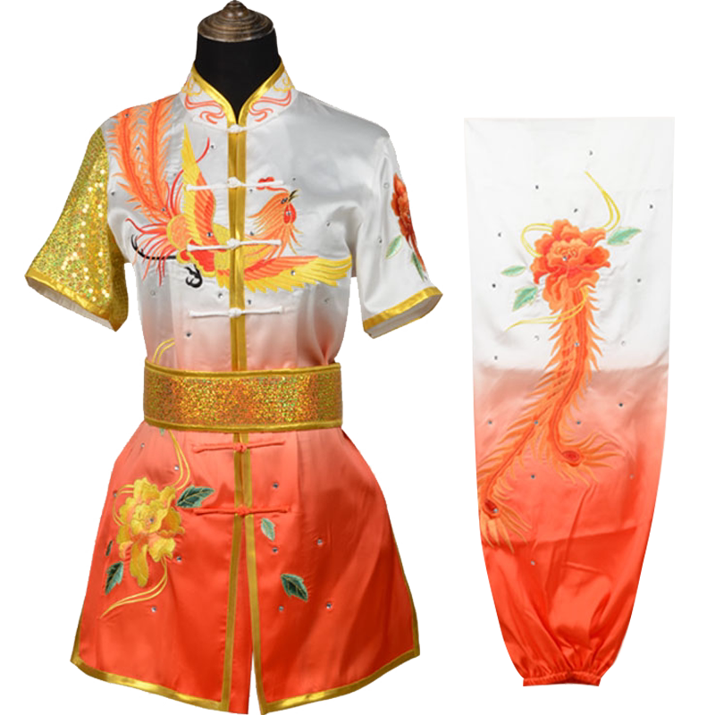 言一武术服练功服表演服比赛服