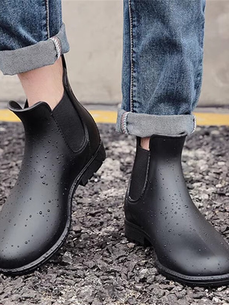 SIZE 43 MENS AND WOMENS RAIN BOOTS COTTON SLEEVE HIGH RAIN BOOTS INNER SLEEVE SOCK COVER MEDIUM PILE VELVET WARM WATER SHOES INNER COUPLE SHOE COVER