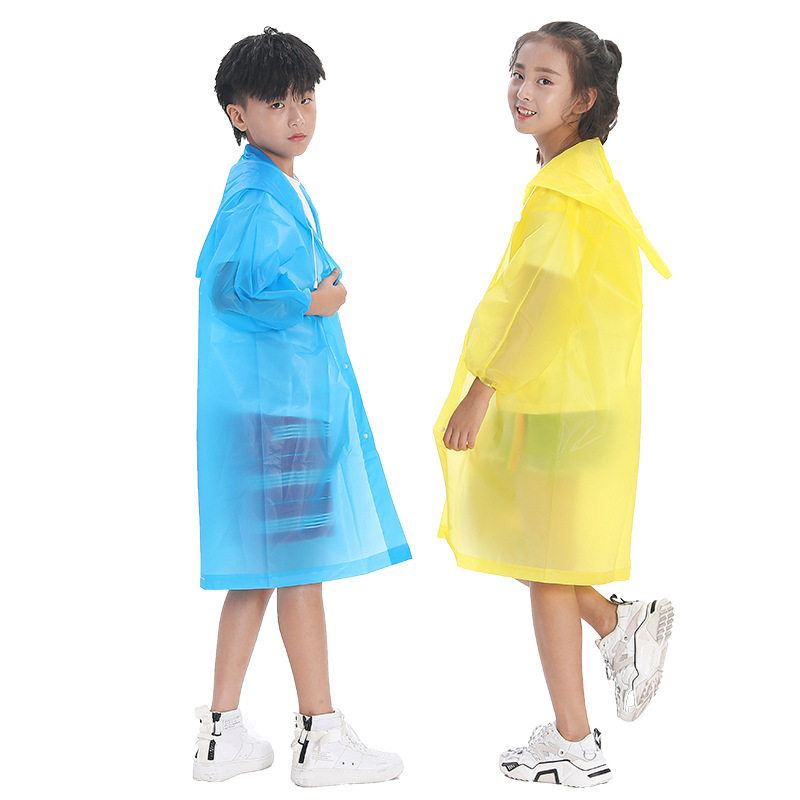 笠王品牌 儿童EVA雨衣景区户外徒步雨披男女宝宝非一次性雨衣包邮
