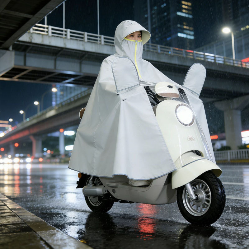 2026新款电动车雨衣加大加长防暴雨全身女时尚摩托车电车骑行雨披