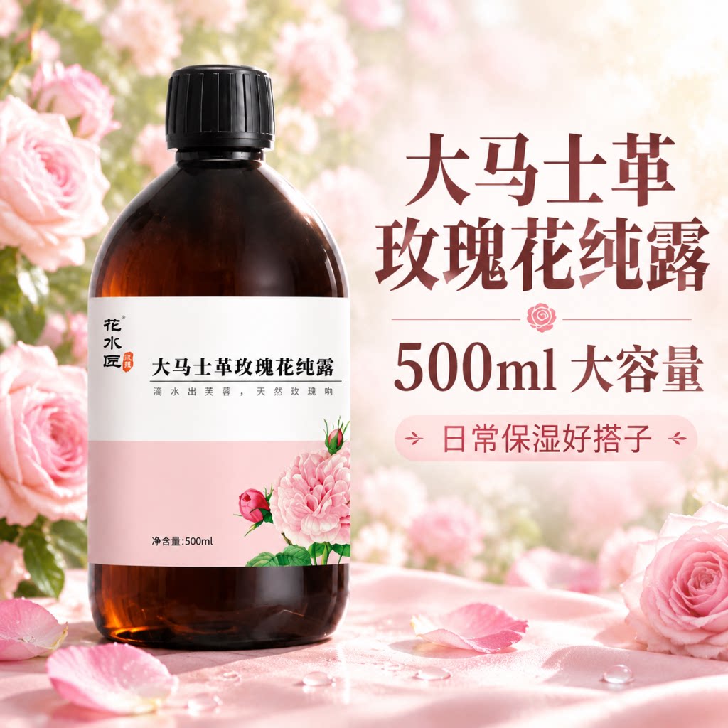 花水匠大马士革玫瑰纯露面部保湿图片