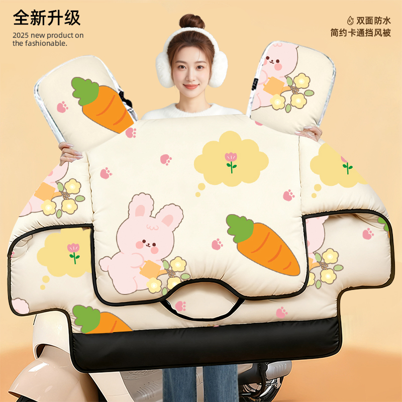 25新款双面防水特厚挡风罩