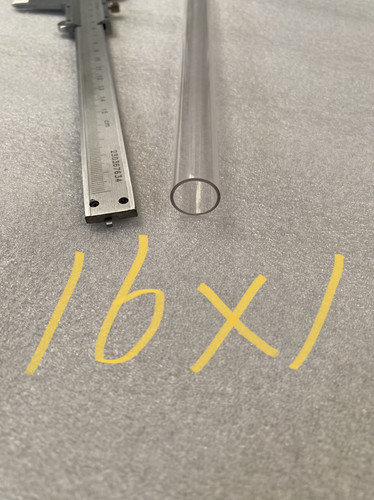 16*1*1000MM 高透明硬质 弹性PC管 塑料管 一米价