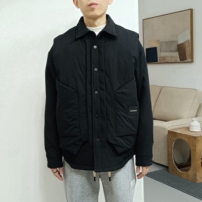 亏本清货男真2件拼接潮流羽绒服