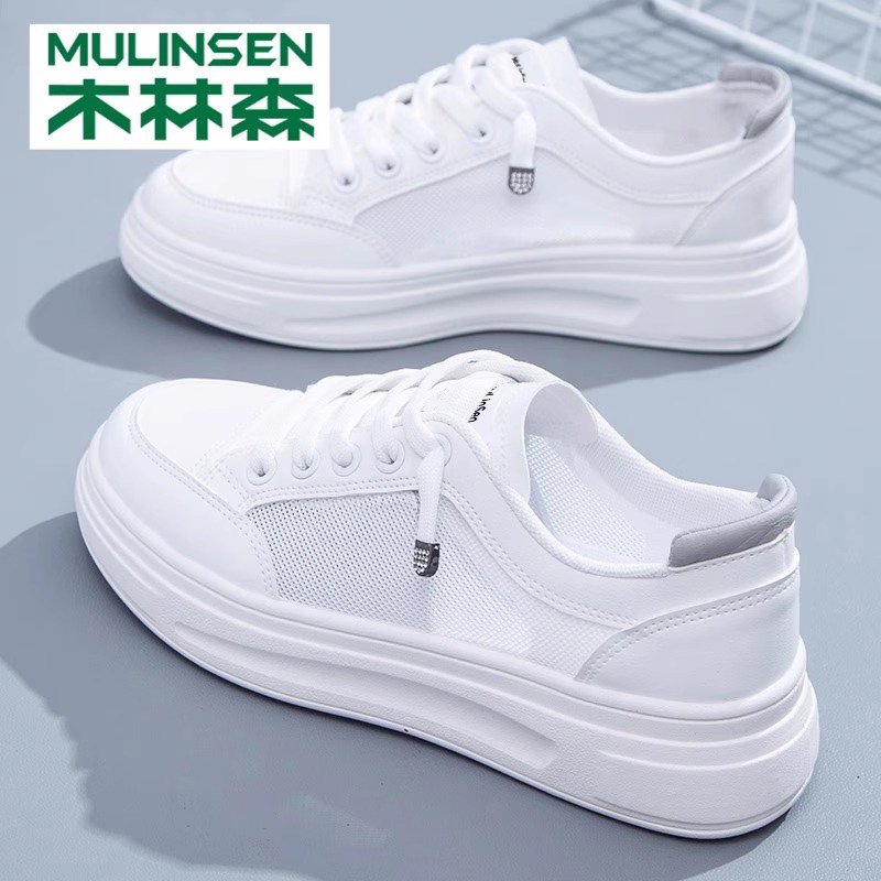 木林森官方旗舰店正品女鞋帆布鞋