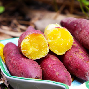 天目山小香薯 临安特产 新鲜番薯小红薯黄心5斤现挖地瓜山芋