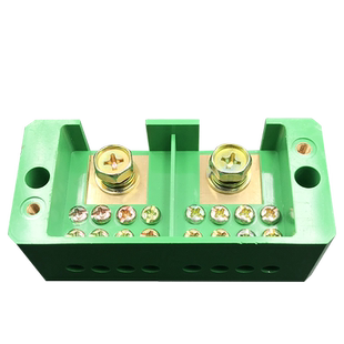 二进八出接线盒家用电线分线端子盒 电表箱 2进8出接线端子排