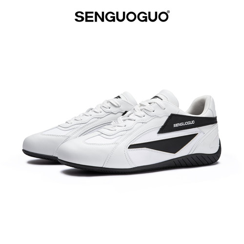 森果果赛车鞋/复古德训小白鞋子