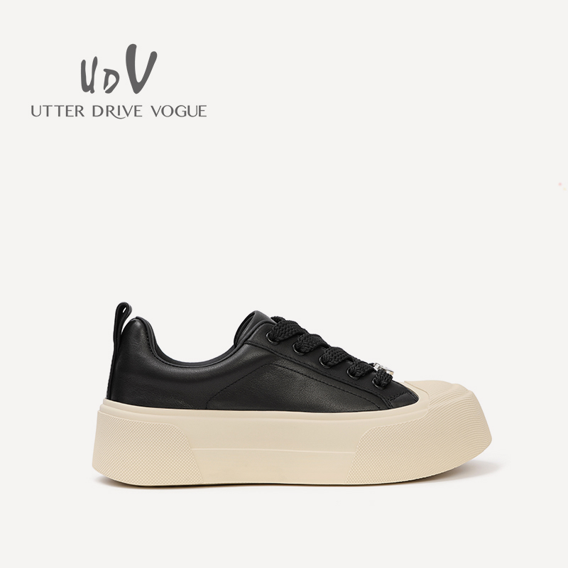 学生鞋圆头厚底滑板鞋UDV