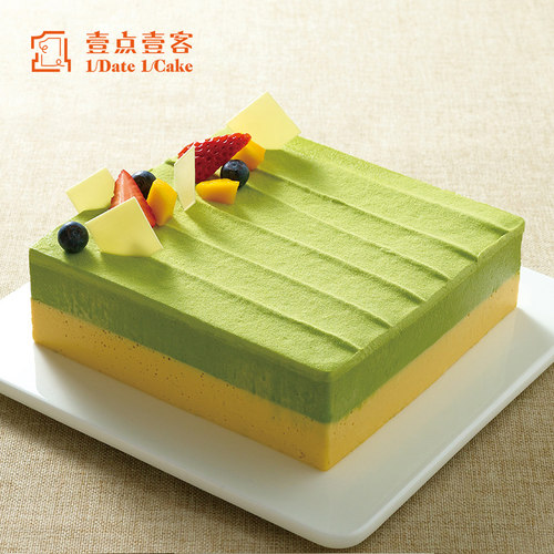 抹茶慕斯 水果蛋糕 生日蛋糕