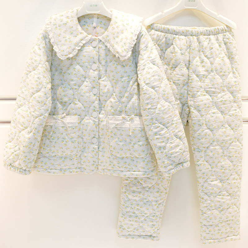 乐可美睡衣2026冬季女士小花田园风时尚三层加厚夹棉棉袄家居服,女士内衣/男士内衣/家居服,睡衣/家居服套装,淘宝优惠券,粉丝福利购,淘宝优惠卷