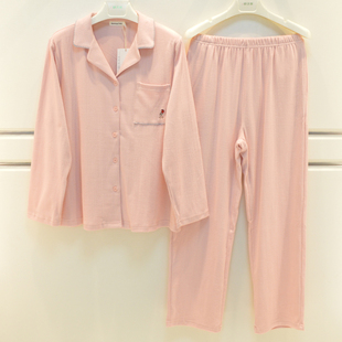 精雅睡衣2026秋季女士舒棉绒提条气质时尚韩版大方长袖家居服套